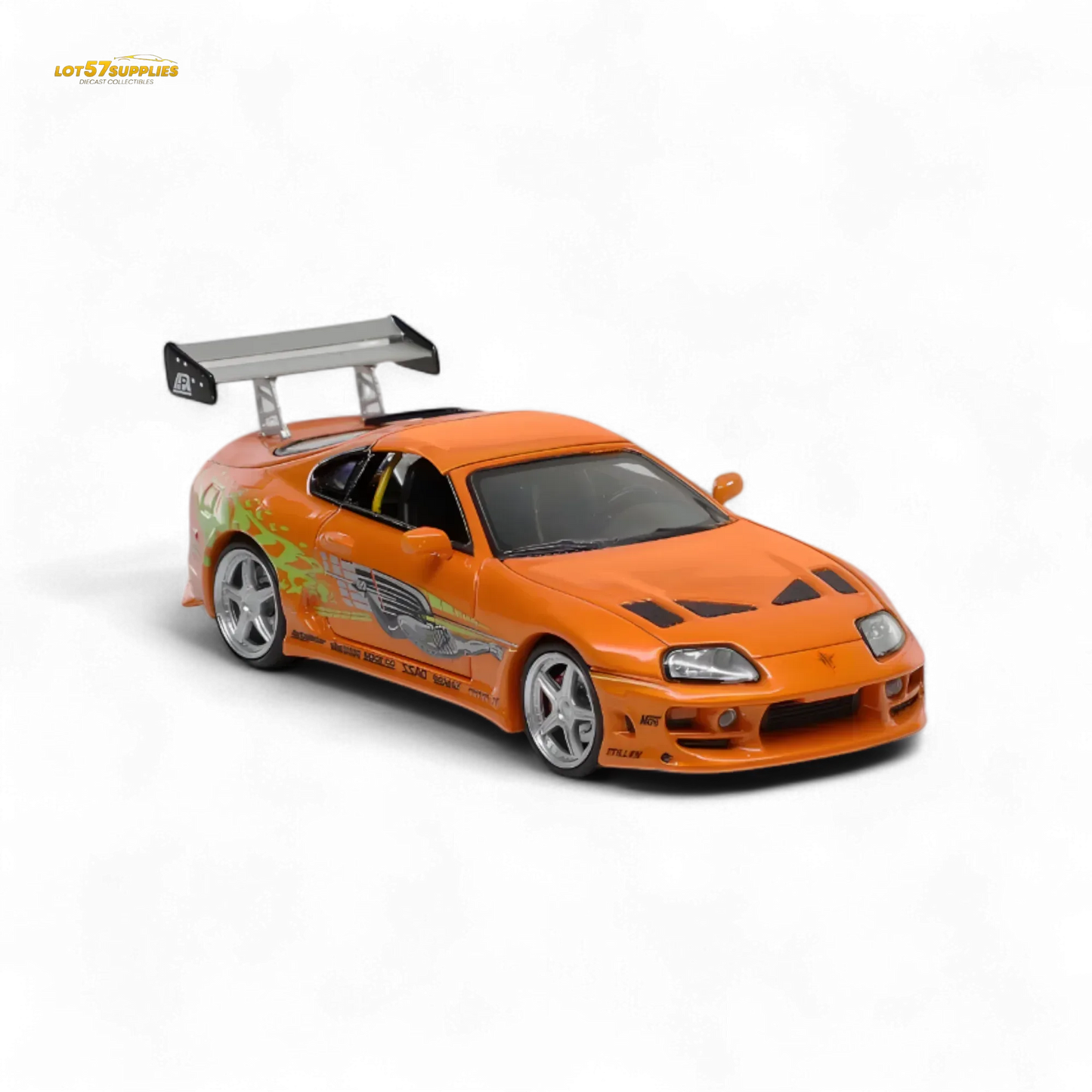 Fast Speed Supra Targa 4th Generation Bomex Version - FNF Orange Ordinary 1:64 - ToylandEU