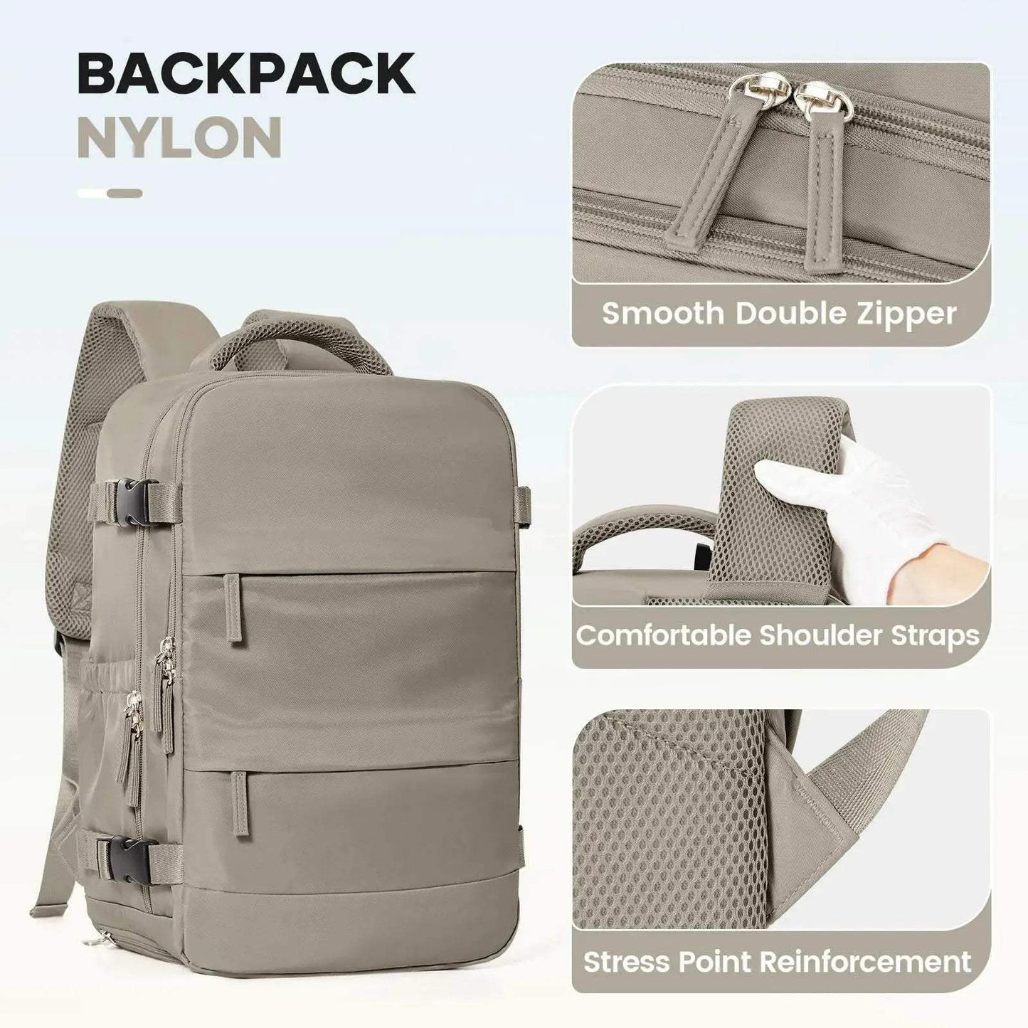  Featherlight Travel Backpack 40x20x25 Toyland EU -  ToylandEU™