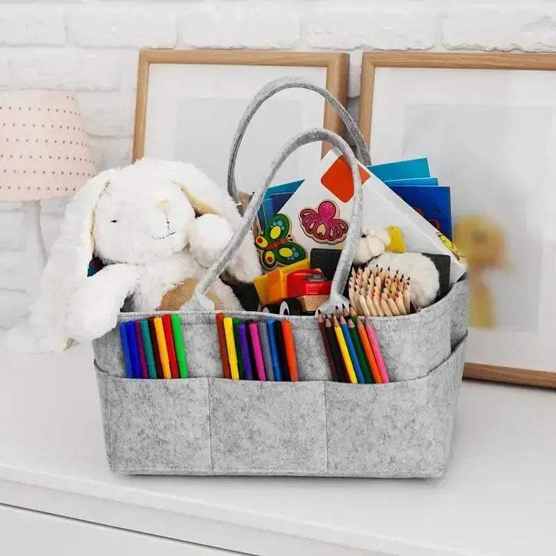 Felt Diaper Bag Portable Storage Organizer For Moms - ToylandEU