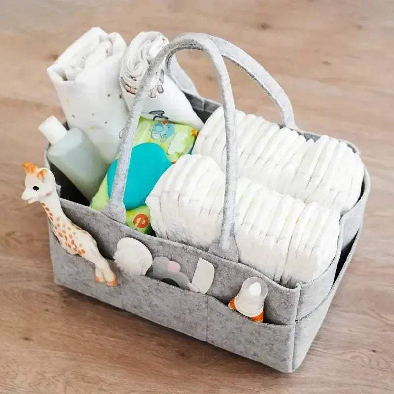 Felt Diaper Bag Portable Storage Organizer For Moms - ToylandEU