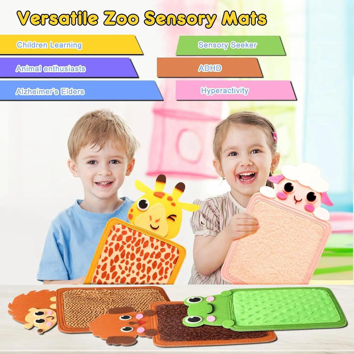 Felt Sensory Mat | Montessori Fine Motor Toy | Toylandeu™