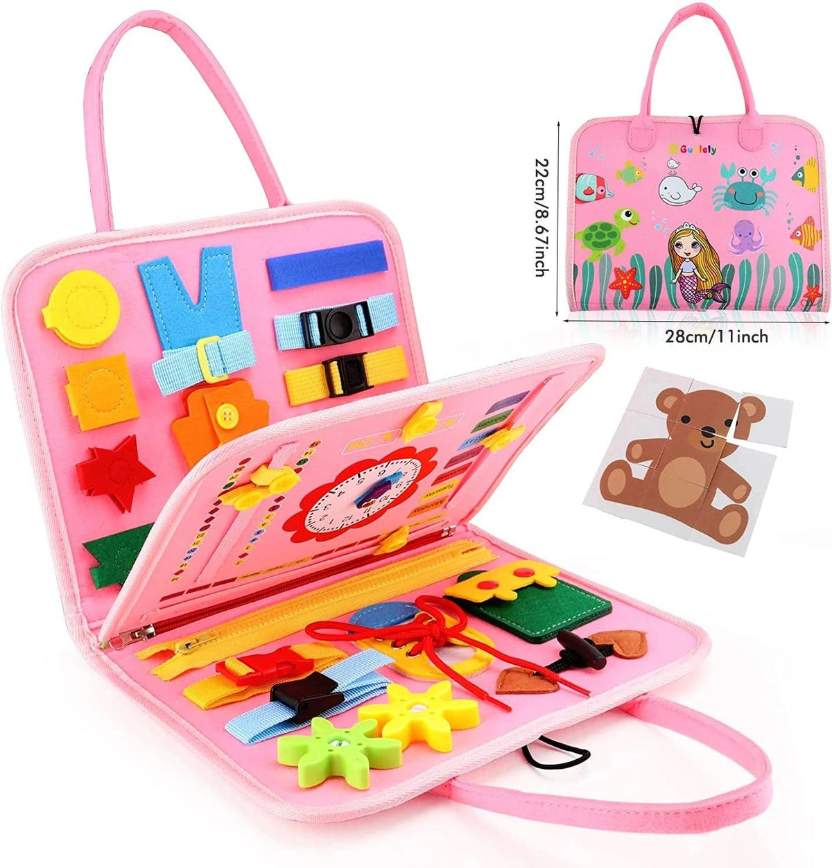Felt Sensory Mat | Montessori Fine Motor Toy | Toylandeu™