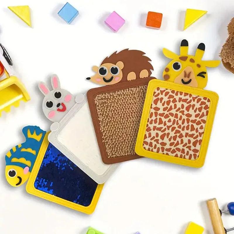 Felt Sensory Mats | Set of 8 Soft Polyester | Toylandeu™
