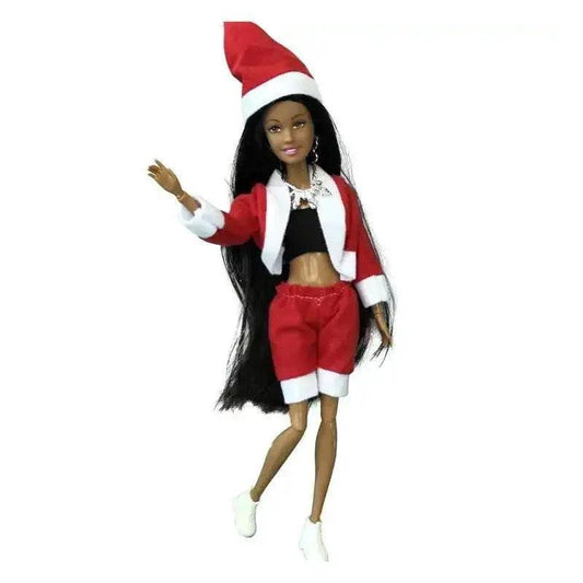  Female Black Doll 30cm Kawaii Items Fashion  Long Hair Kids Toys Woman For DIY Children Game Birthday Present Girl -  ToylandEU™