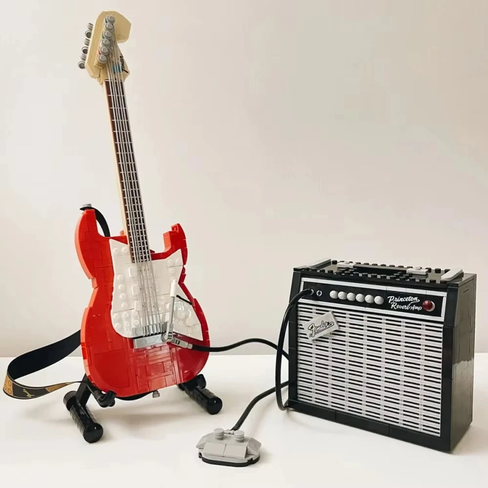 Fender Stratocaster Guitar Building Blocks For Realistic Display - ToylandEU