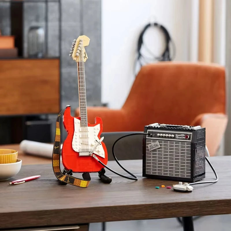 Fender Stratocaster Guitar Building Blocks For Realistic Display - ToylandEU