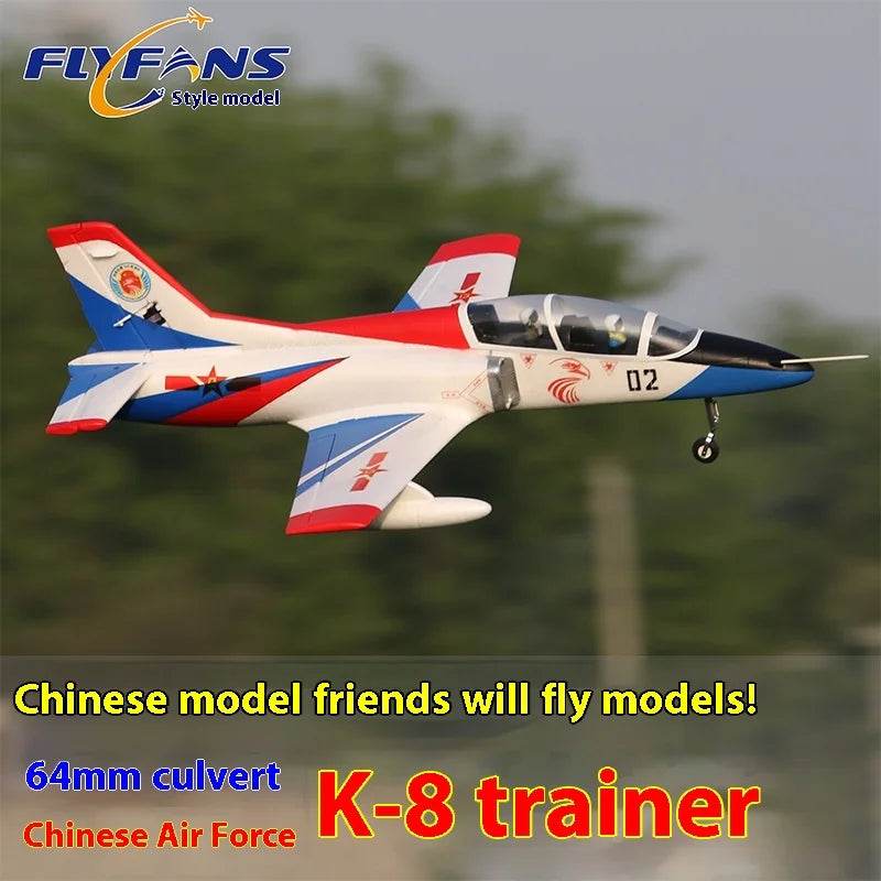 Fengfan RC Plane 64mm Culvert Aircraft Model 93cm Wing Span K-8 Trainer Fixed Wing Foam Entry Level Remote Control Aircraft Toy - ToylandEU