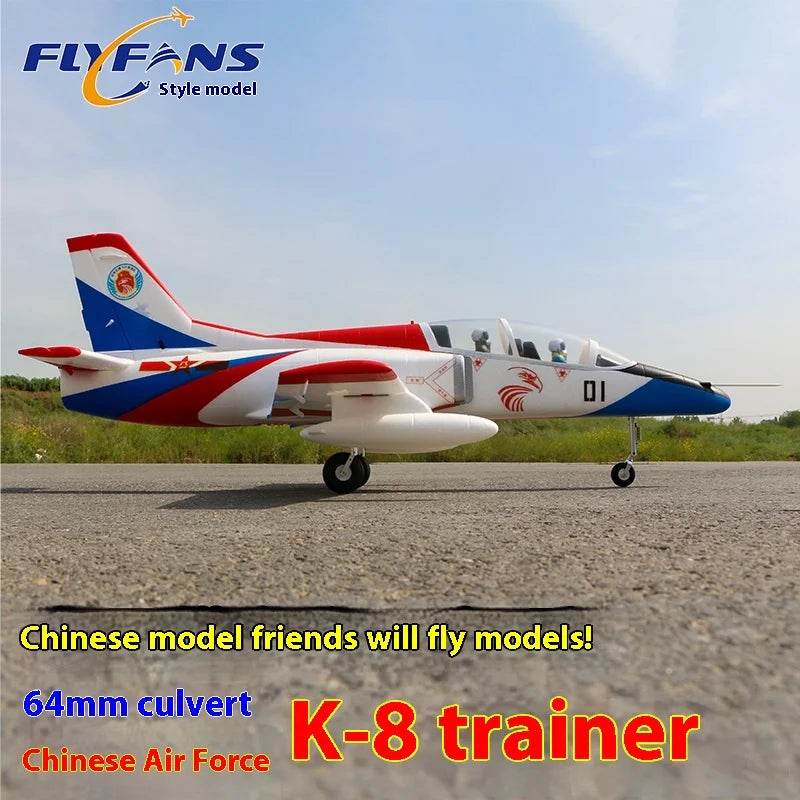 Fengfan RC Plane 64mm Culvert Aircraft Model 93cm Wing Span K-8 Trainer Fixed Wing Foam Entry Level Remote Control Aircraft Toy - ToylandEU