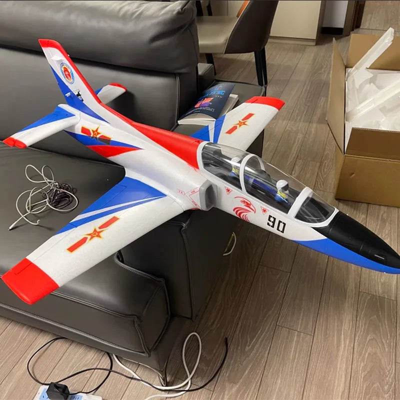 Fengfan RC Plane 64mm Culvert Aircraft Model 93cm Wing Span K-8 Trainer Fixed Wing Foam Entry Level Remote Control Aircraft Toy - ToylandEU