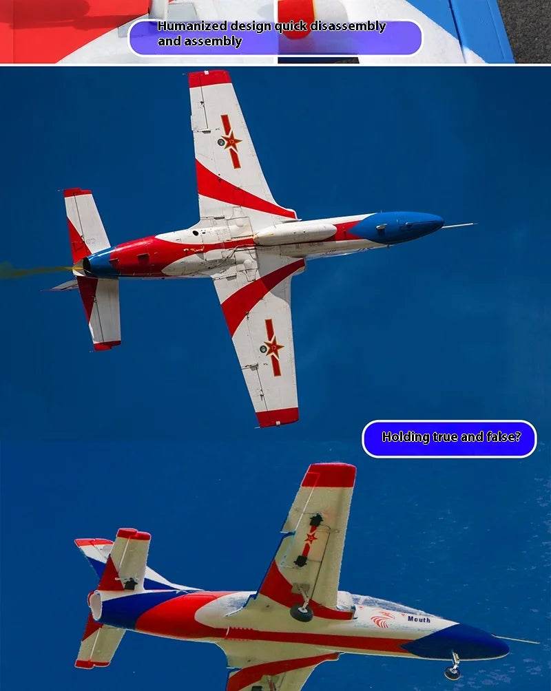 Fengfan RC Plane 64mm Culvert Aircraft Model 93cm Wing Span K-8 Trainer Fixed Wing Foam Entry Level Remote Control Aircraft Toy - ToylandEU