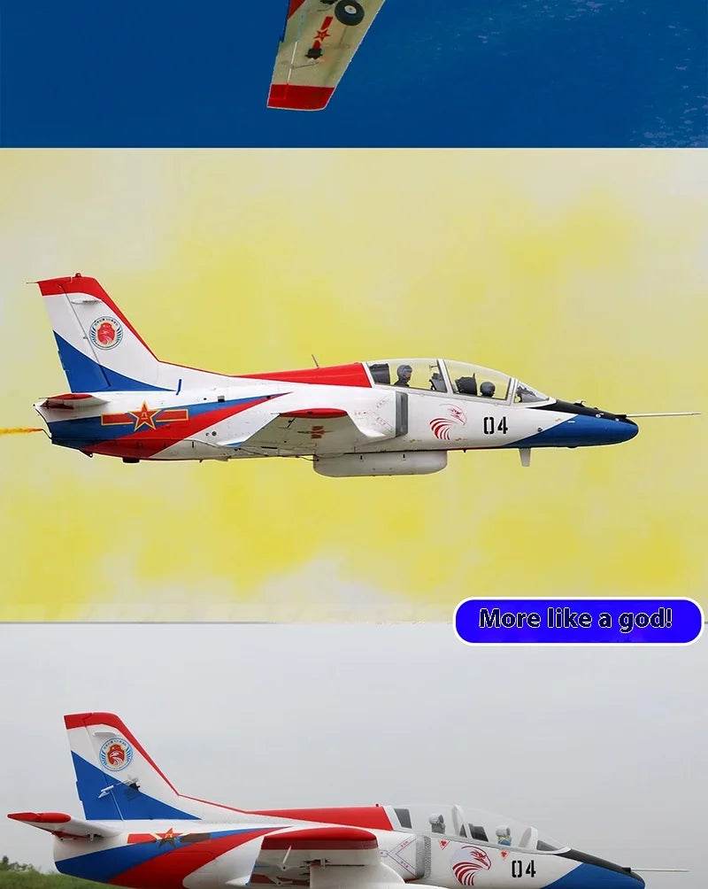 Fengfan RC Plane 64mm Culvert Aircraft Model 93cm Wing Span K-8 Trainer Fixed Wing Foam Entry Level Remote Control Aircraft Toy - ToylandEU