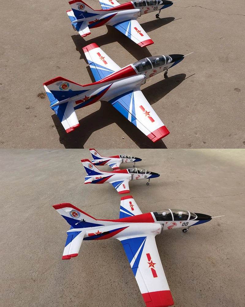 Fengfan RC Plane 64mm Culvert Aircraft Model 93cm Wing Span K-8 Trainer Fixed Wing Foam Entry Level Remote Control Aircraft Toy - ToylandEU