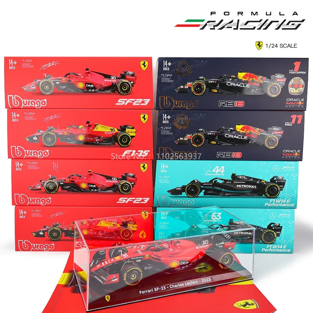Ferrari Diecast Alloy One Twenty Four F1 SF23 Collectible Car - ToylandEU