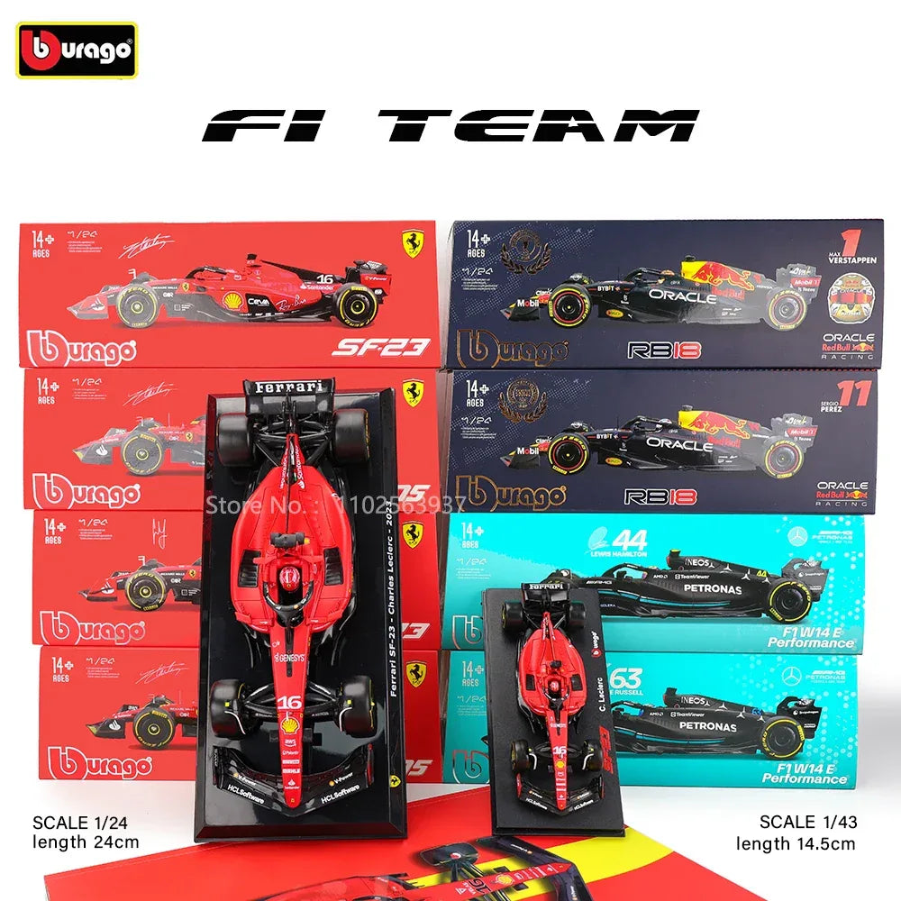 Ferrari Diecast Alloy One Twenty Four F1 SF23 Collectible Car - ToylandEU