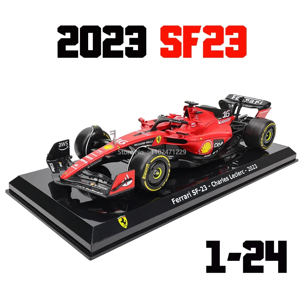 Ferrari Diecast Alloy One Twenty Four F1 SF23 Collectible Car - ToylandEU