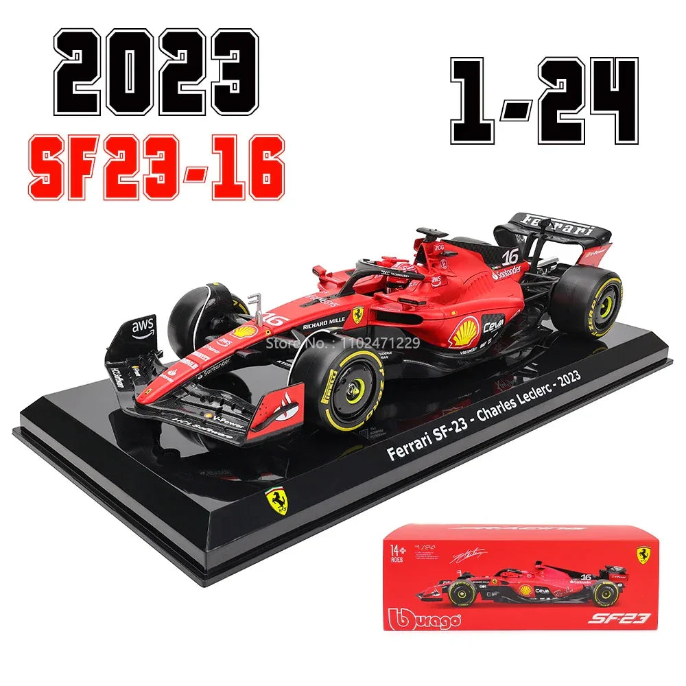 Ferrari Diecast Alloy One Twenty Four F1 SF23 Collectible Car - ToylandEU