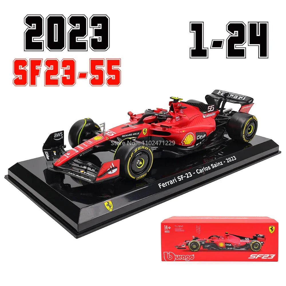 Ferrari Diecast Alloy One Twenty Four F1 SF23 Collectible Car - ToylandEU