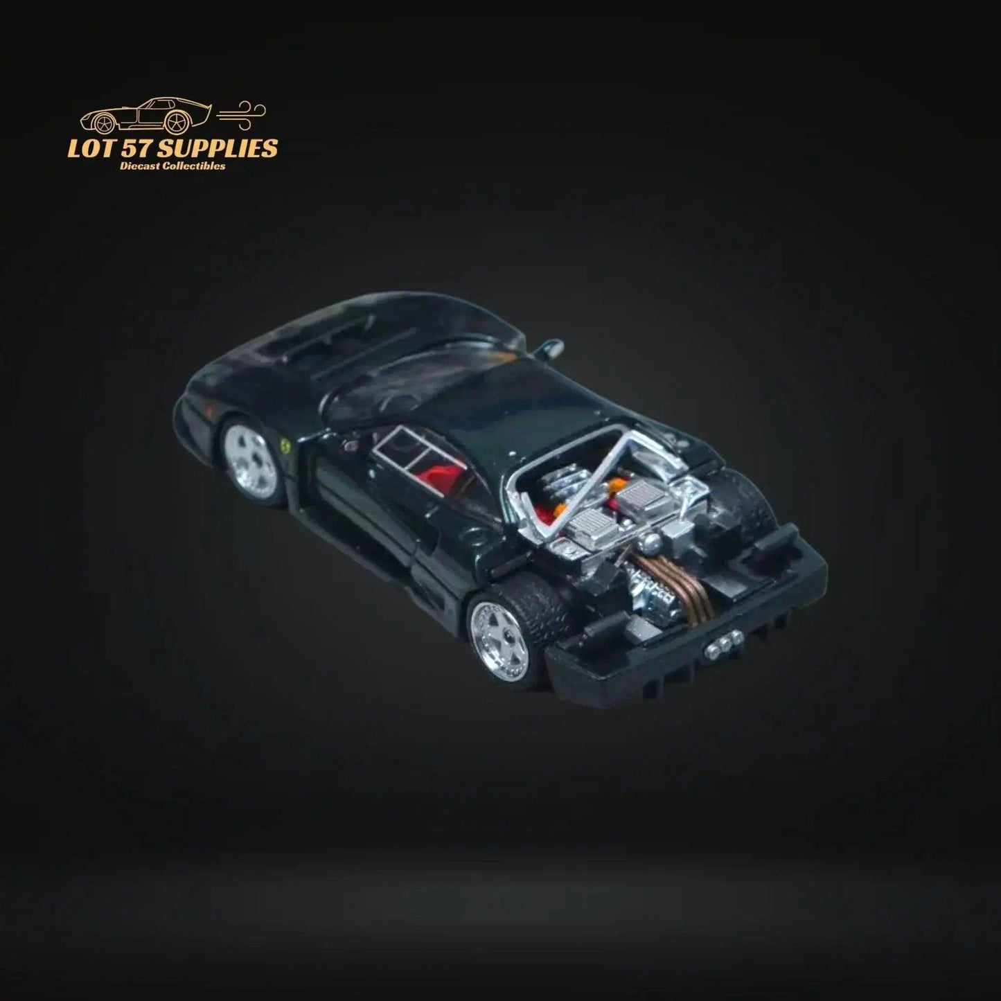  Ferrari F40 LM Diecast Model Removable Engine Cover -  ToylandEU™