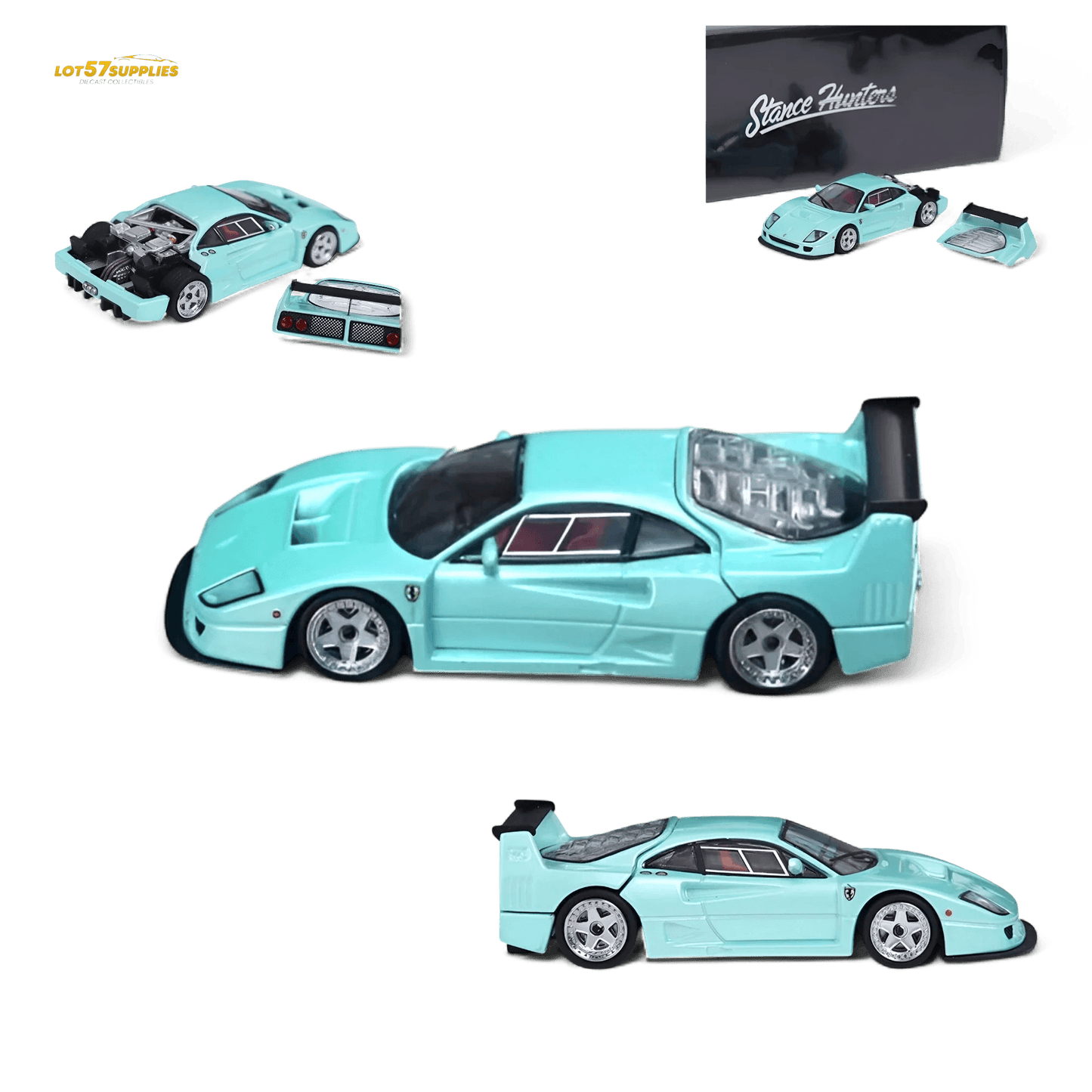 Ferrari F40 LM Diecast With Removable Engine Cover