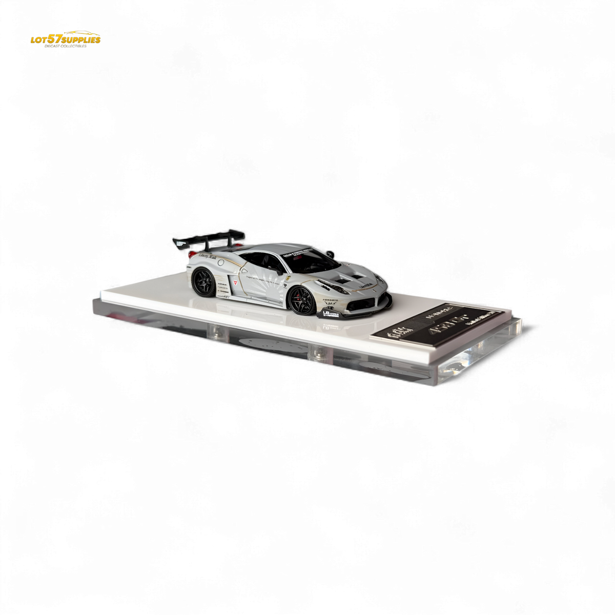 Ferrari LB458GT Resin Model | 1:64 Scale Liberty Walk | Toylandeu™