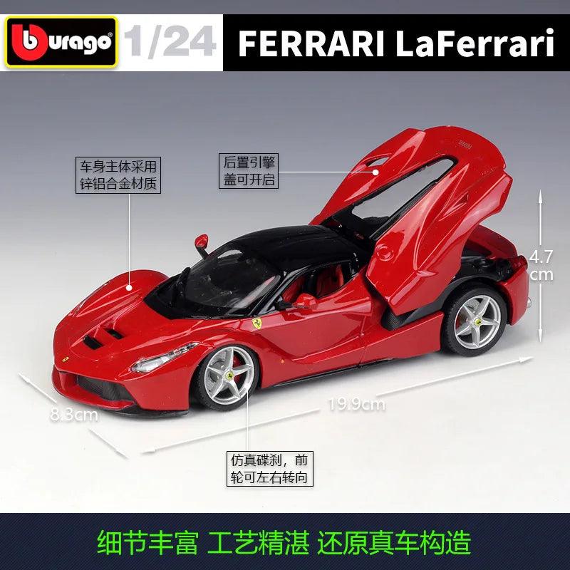  Ferrari Laferrari Aperta Diecast | 1:24 Scale | Toylandeu™ 