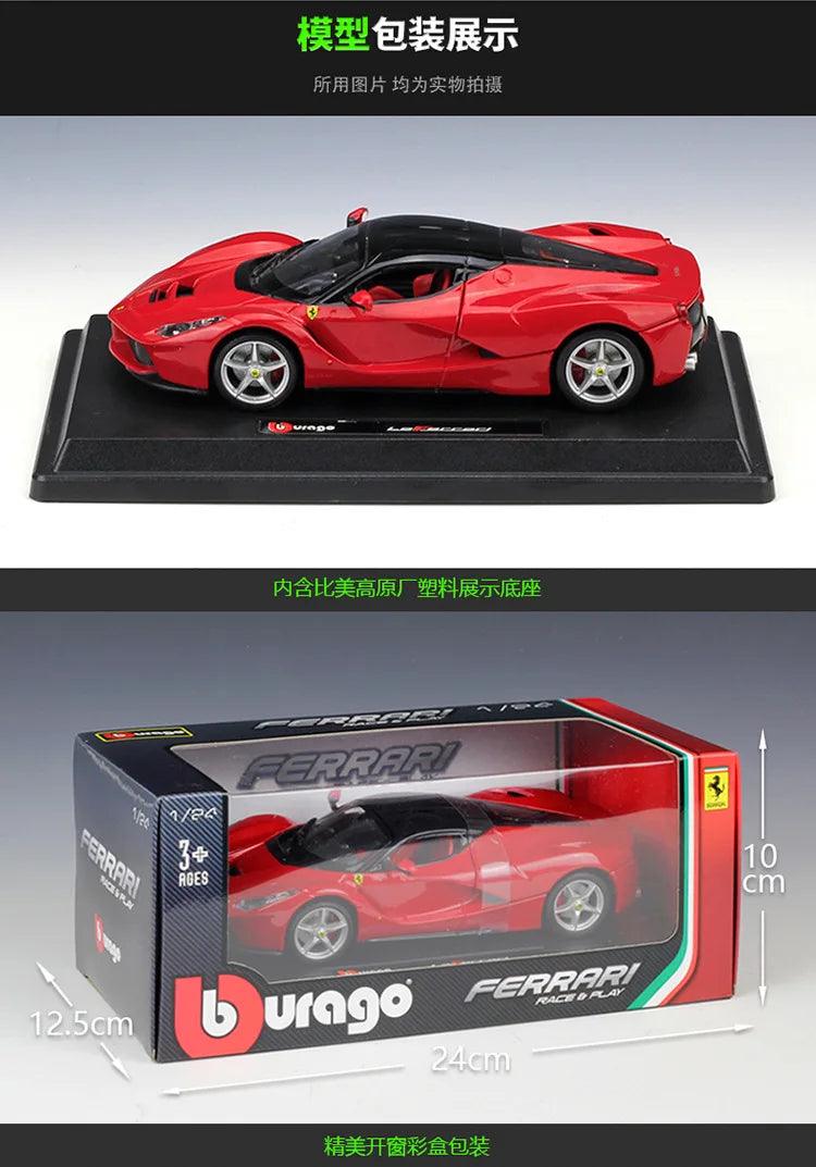 Ferrari Laferrari Aperta Diecast | 1:24 Scale | Toylandeu™ 