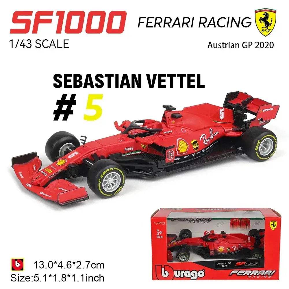 Ferrari SF24 Diecast 1 To 43 Scale Model Collectible - ToylandEU