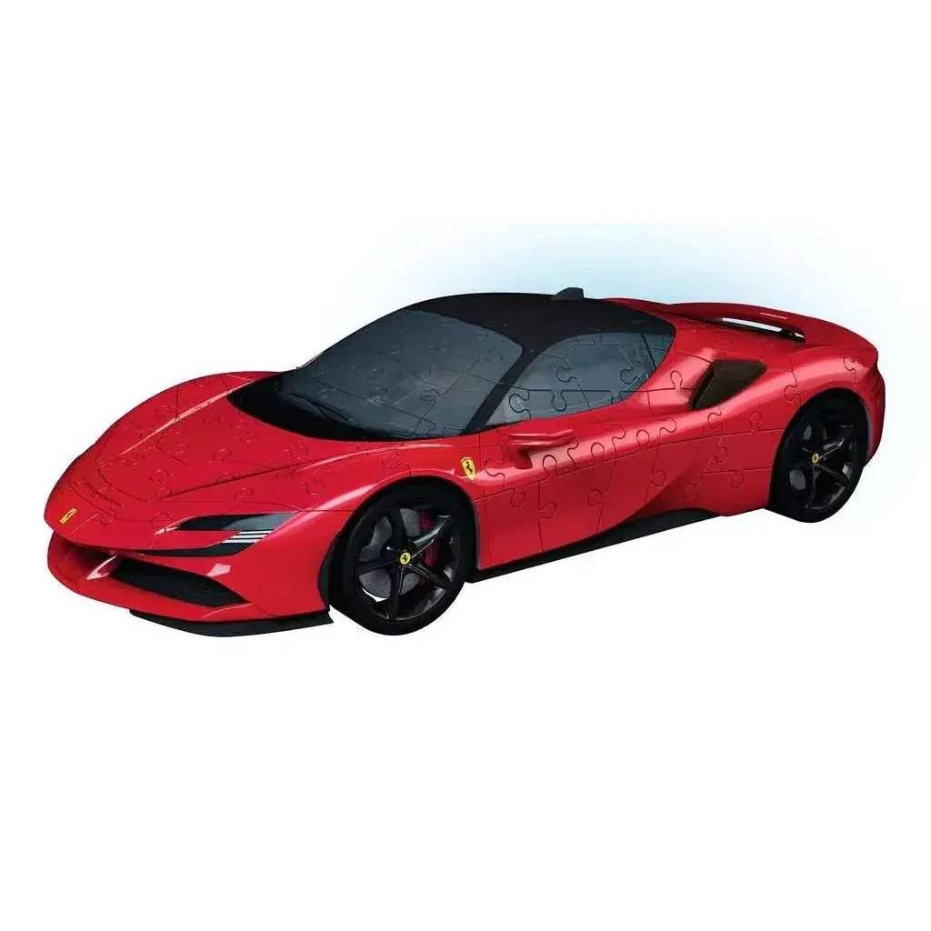 Ferrari SF90 Stradale 3D Jigsaw Puzzle With Moving Wheels - ToylandEU