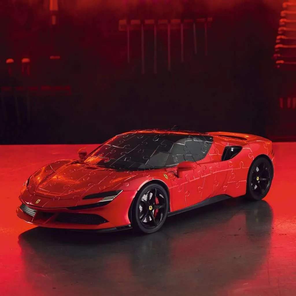 Ferrari SF90 Stradale 3D Jigsaw Puzzle With Moving Wheels - ToylandEU