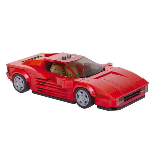 Ferrari Testarossa Roadster Model Kit - 281 Quality Building Blocks - ToylandEU