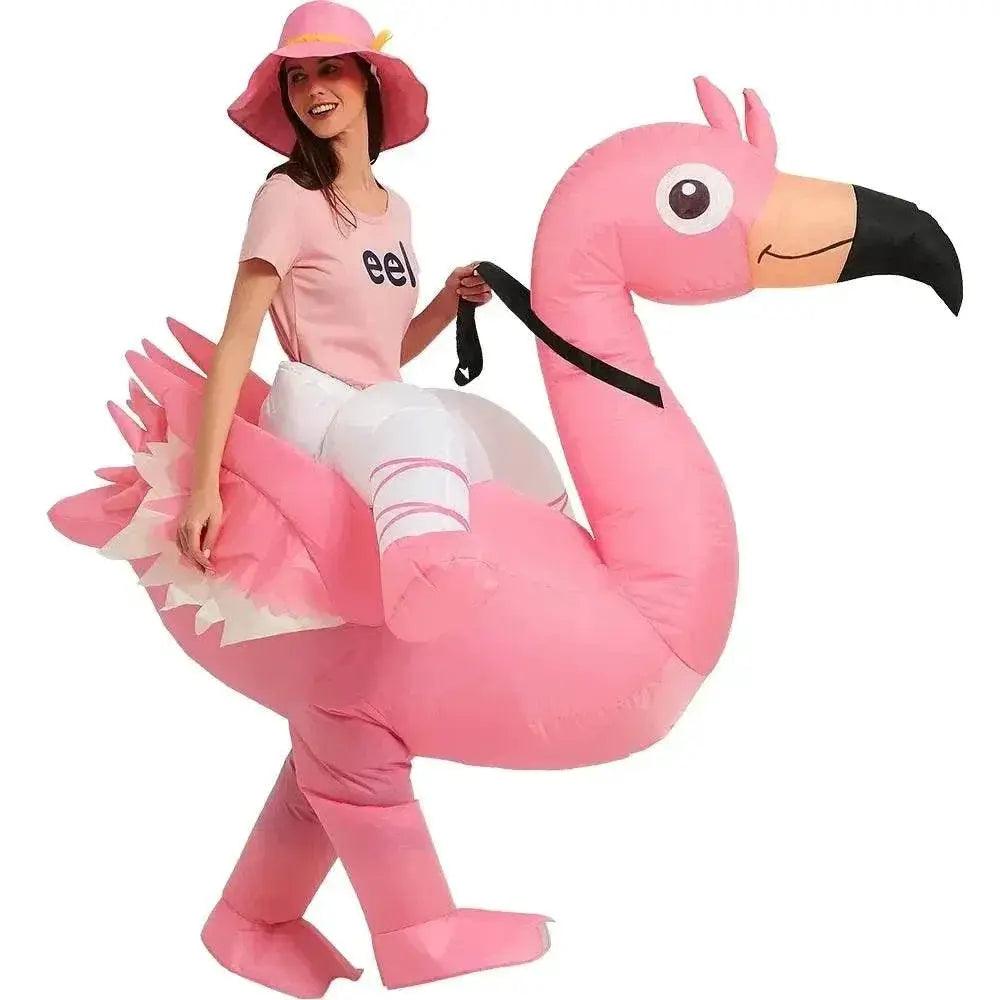  Festive Flamingo Inflatable Costume 2 Sizes Toyland EU -  ToylandEU™