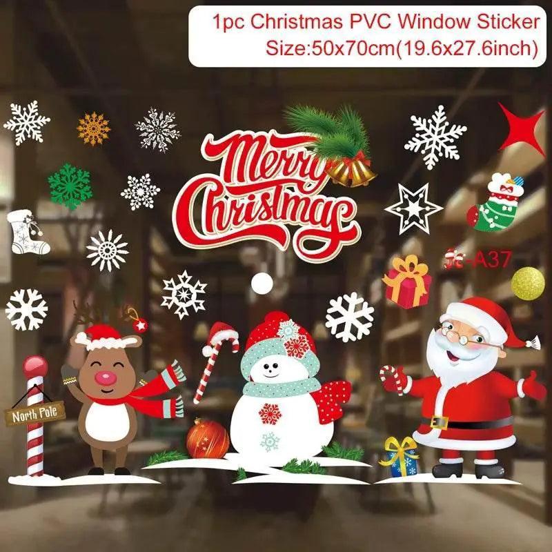  Festive Window Stickers 1 Piece Toyland EU -  ToylandEU™