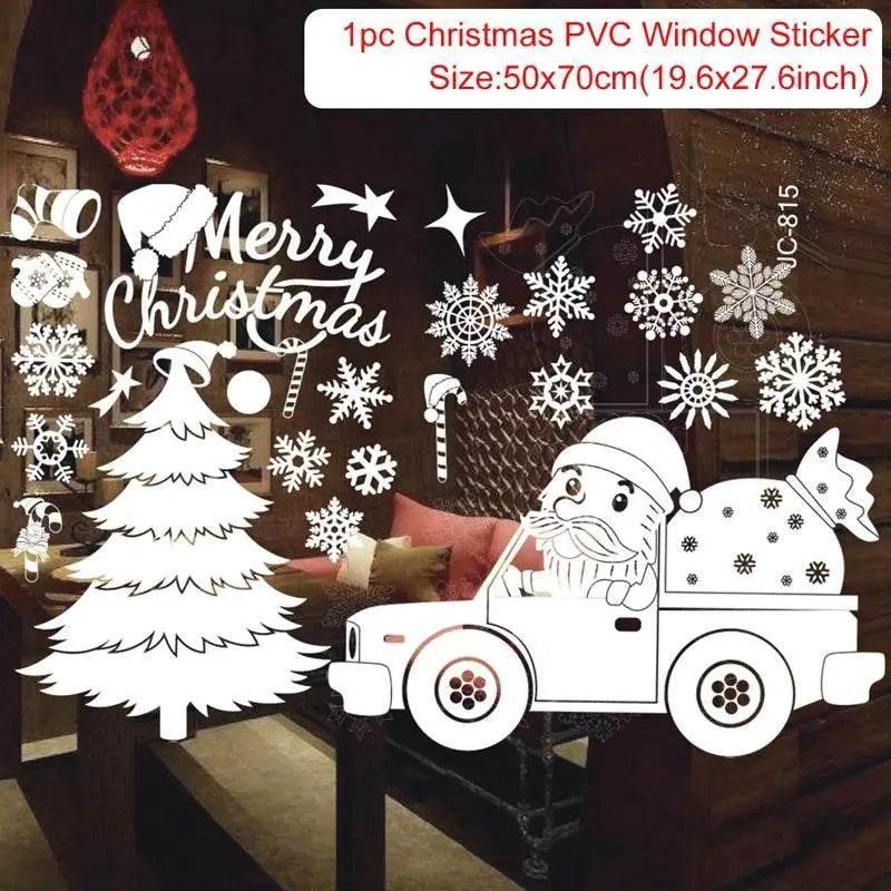  Festive Window Stickers 1 Piece Toyland EU -  ToylandEU™
