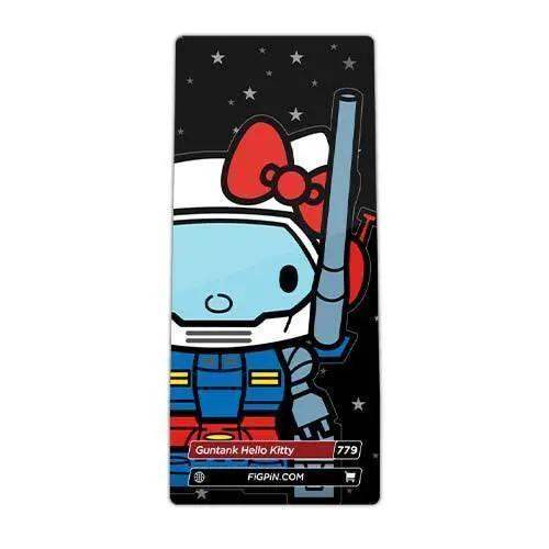 FiGPiN Enamel Pin Gundam Sanrio Guntank Hello Kitty Limited Edition - ToylandEU