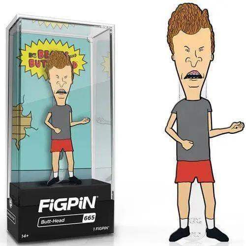 Beavis and Butt Head FiGPiN Premium Enamel Pin With Backer - ToylandEU