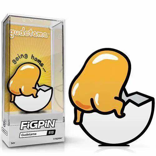 Limited Edition Gudetama FiGPiN Enamel Pin With Collector Display Box - ToylandEU