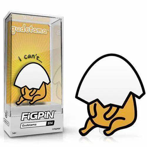 Limited Edition Gudetama FiGPiN Enamel Pin With Collector Display Box - ToylandEU