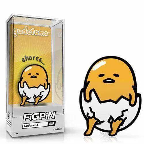 Limited Edition Gudetama FiGPiN Enamel Pin With Collector Display Box - ToylandEU