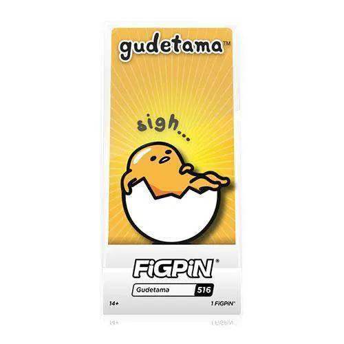 Limited Edition Gudetama FiGPiN Enamel Pin With Collector Display Box - ToylandEU