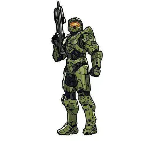 FiGPiN Enamel Pin Halo Master Chief Figure Display Ready - ToylandEU