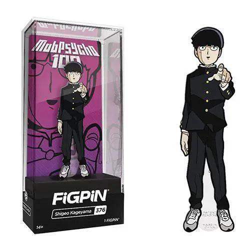FiGPiN Mob Psycho 100 Enamel Pin Display Ready Collectible - ToylandEU