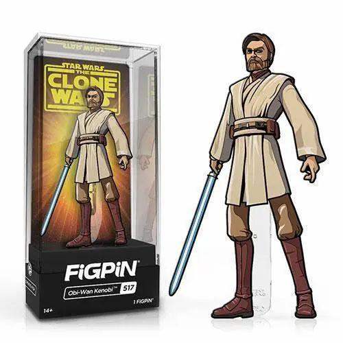 Obi Wan Kenobi FiGPiN Enamel Pin Star Wars Display Ready - ToylandEU