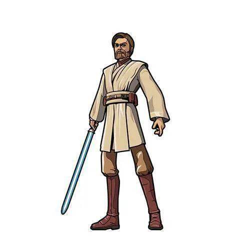 Obi Wan Kenobi FiGPiN Enamel Pin Star Wars Display Ready - ToylandEU