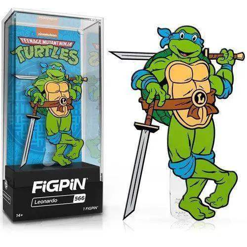 TMNT FiGPiN Enamel Pin Leonardo With 3-Inch Display Stand - ToylandEU