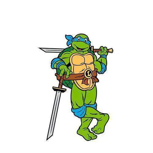 TMNT FiGPiN Enamel Pin Leonardo With 3-Inch Display Stand - ToylandEU