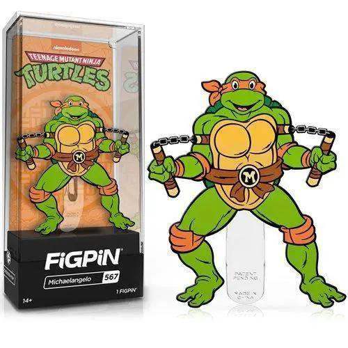 TMNT FiGPiN Enamel Pin Leonardo With 3-Inch Display Stand - ToylandEU