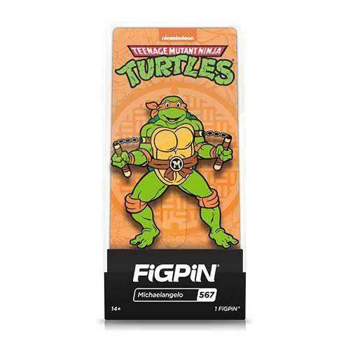 TMNT FiGPiN Enamel Pin Leonardo With 3-Inch Display Stand - ToylandEU
