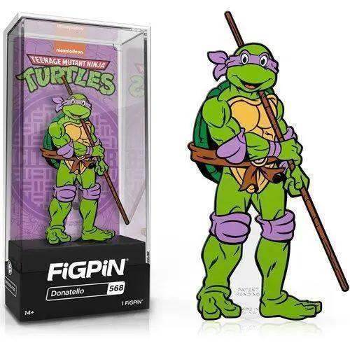 TMNT FiGPiN Enamel Pin Leonardo With 3-Inch Display Stand - ToylandEU