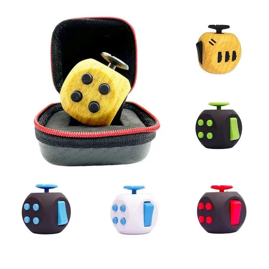  Fidget Cube Stress Relief Toy Six Sided Focus Aid -  ToylandEU™