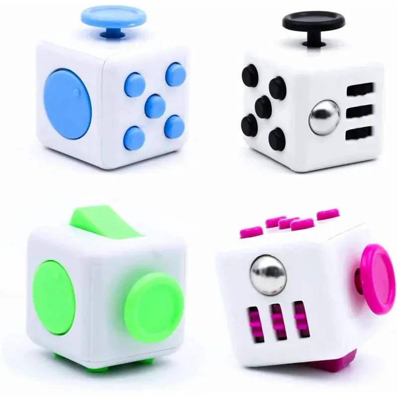 Creative Solid Color Fidget Dice handheld cube Release Stress Autism Anxiety Adult Kids Relief Anti-Stress finger children toys - ToylandEU